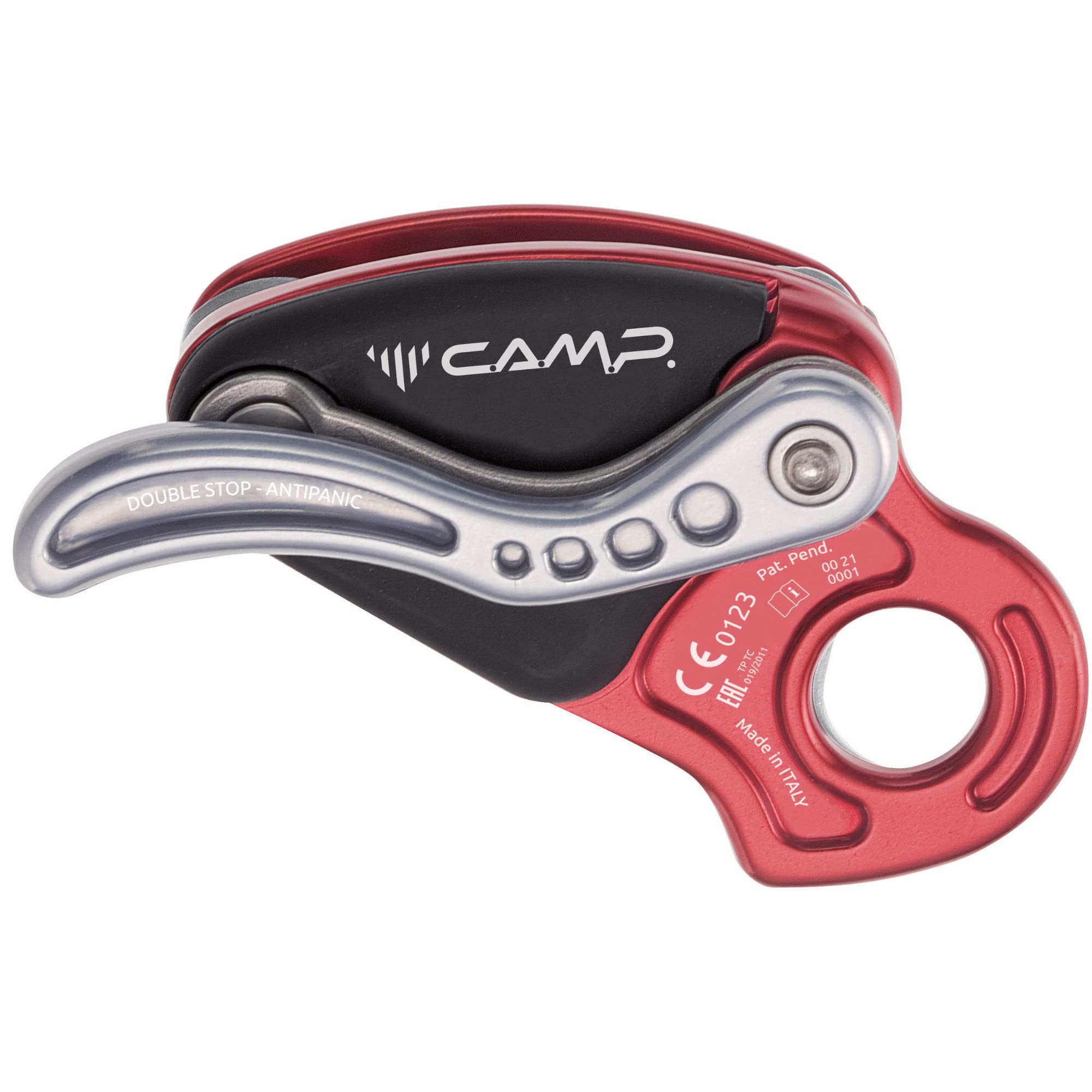 CAMP Druid Descensor autofrenado, Adultos Unisex, Rojo, Talla única