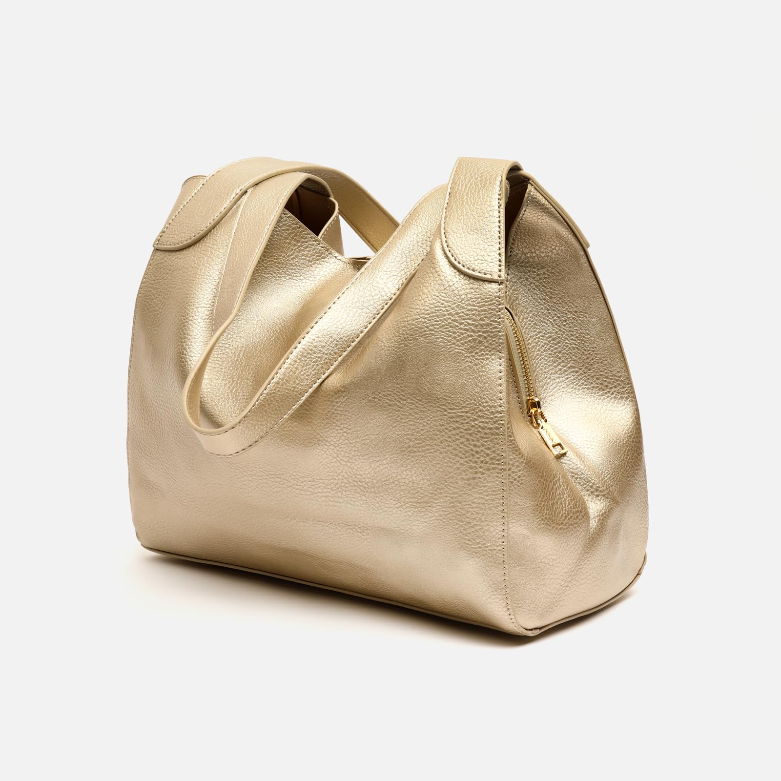 MISAKO Palatino bolso de hombro Mujer - Palatino Dorado 28 X 33 X 18 cm | Comodidad y ajuste