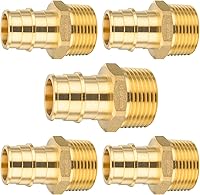 Vista 13 de HeSun Paquete de 10 accesorios Pex A, codo de oreja de expansión de 1/2 pulgada, rosca NPT hembra de 1/2 pulgada x expansión Pex A de 1/2 pulgada