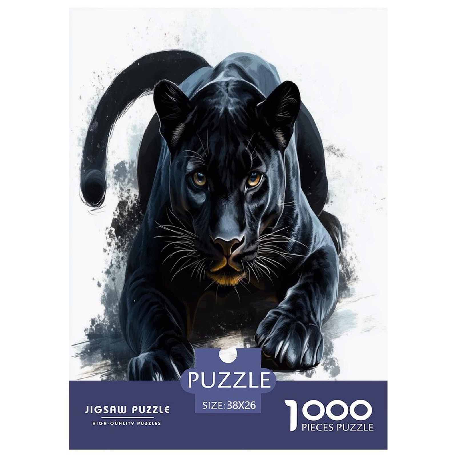 Supera el aburrimiento con este puzzle de pantera negra de 1000 piezas para adultos 8