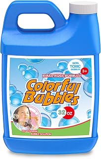 HOMILY Bubble Solution Refill 32 oz (up to 2.5 Gallon) Concentrated Bubbles Refill Solution for Bubble Machine