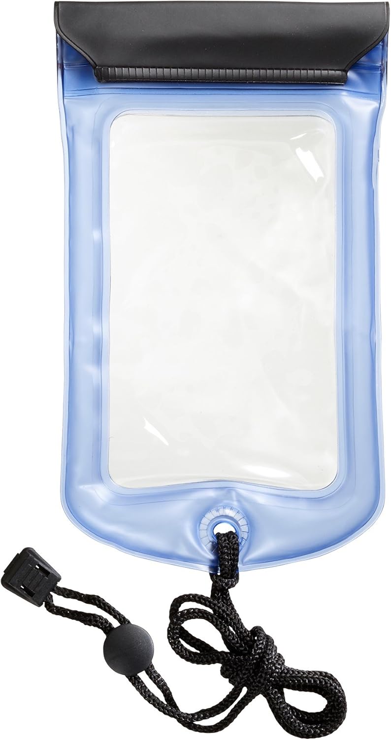 Lewis N. Clark WaterSeals Triple Seal Floating Waterproof Pouch + Dry Bag for Cell Phone, Great for Kayak, Canoe, Pool, Beach, Clear