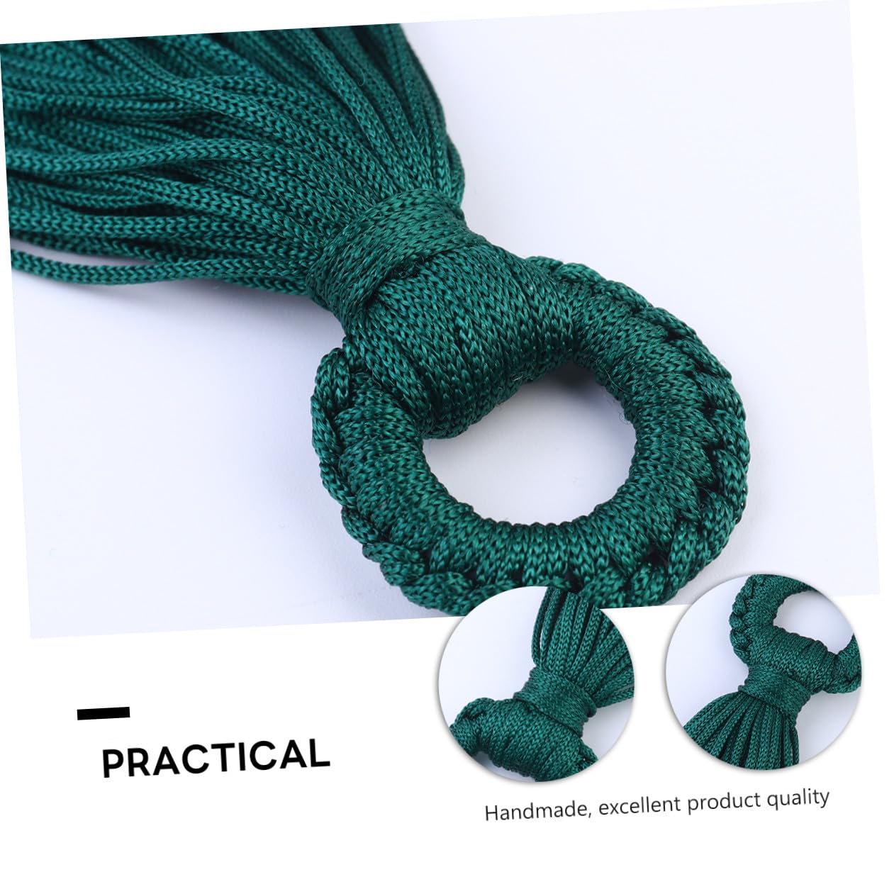 NUOBESTY Stk Ring Quaste Anhänger schlüsselanhänger merksam fußkettchen anklet Halskette Anhänger fußringe handtasche lesezeichen seidig kleine Quasten Telefon Handy schmücken Polyester