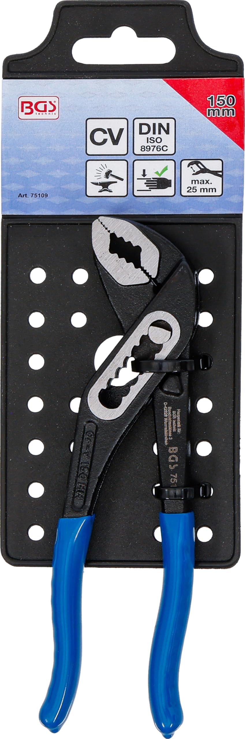 BGS 75109 | Pinza per idraulico | regolabile | Mini 150 mm