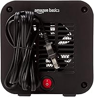 Vista 4 de Yaxa Basics Mini calentador de espacio portátil de cerámica para escritorio de oficina, calentamiento rápido, eficiente, uso en interiores, 500 W