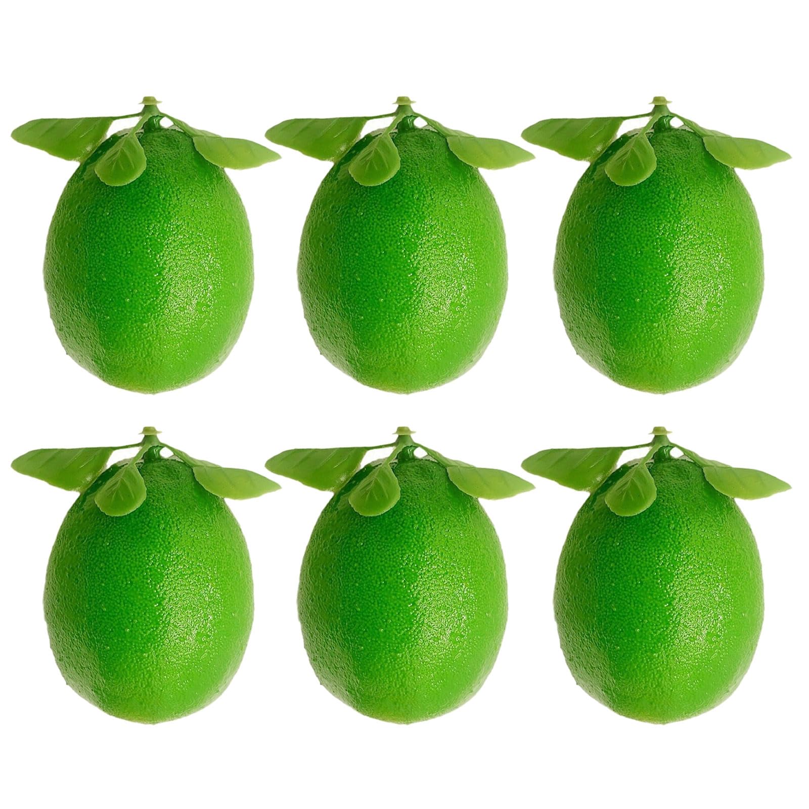 Buxuaaaa Of 6 Artificial Lemons for Domestic Embellishment Realistic Faux Fruit Decoration Professional Photography Props Cafe Decorative Lemons