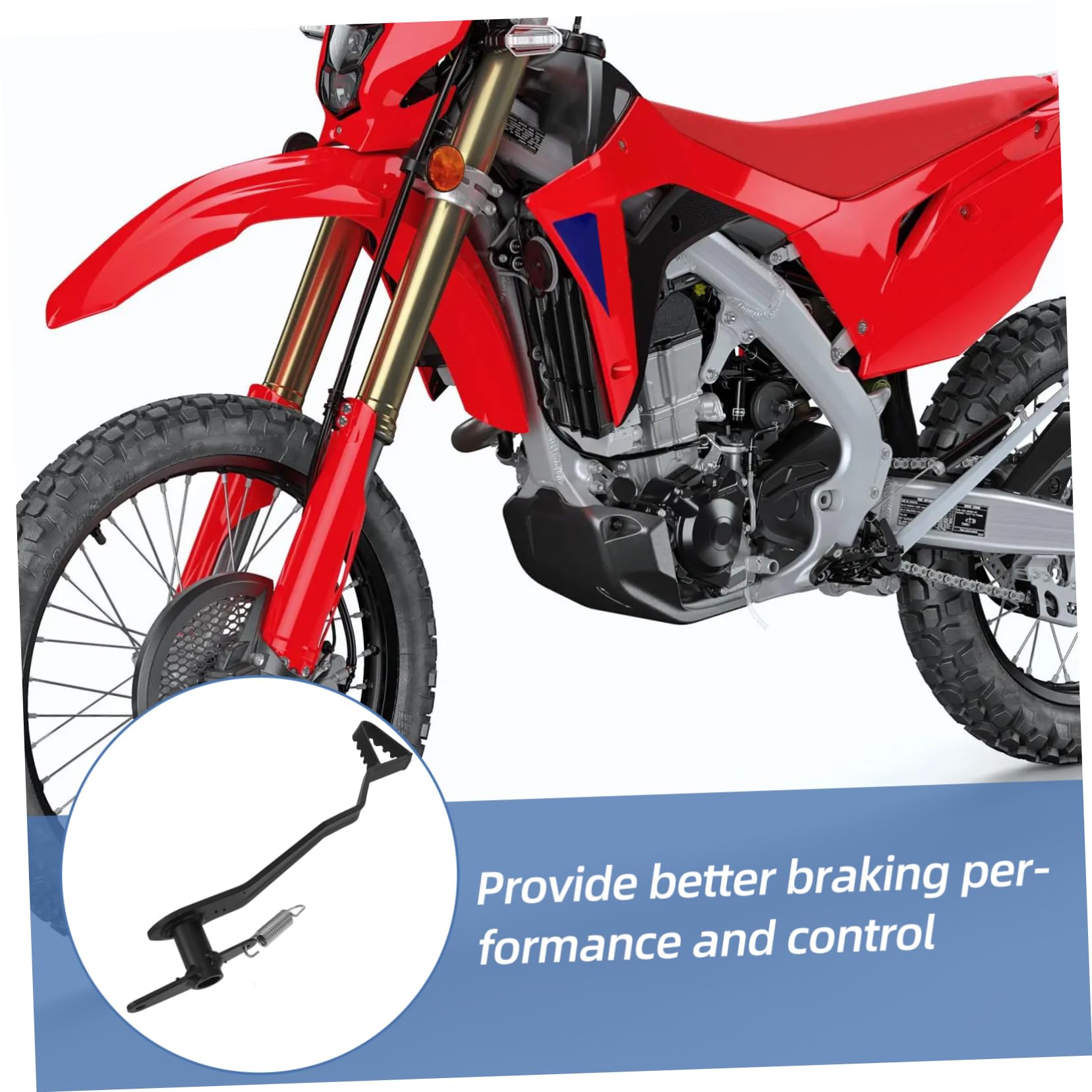 OUNONA 5stücke Dirt Bike Hinterer Bremshebel Mit Fußpedal Und Für Motorräder Konstruktion Einfache Installation Verbesserte Bremsleistung Und Für Offroad-fahrten