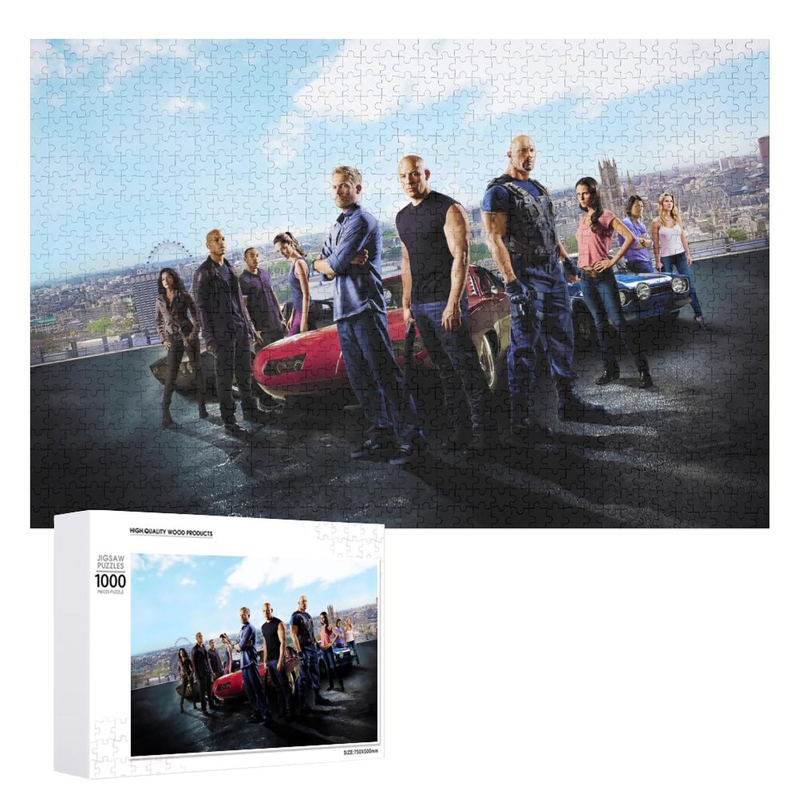 Amazon | ワイルドスピード ジグソーパズル 1000ピース パズル 木製