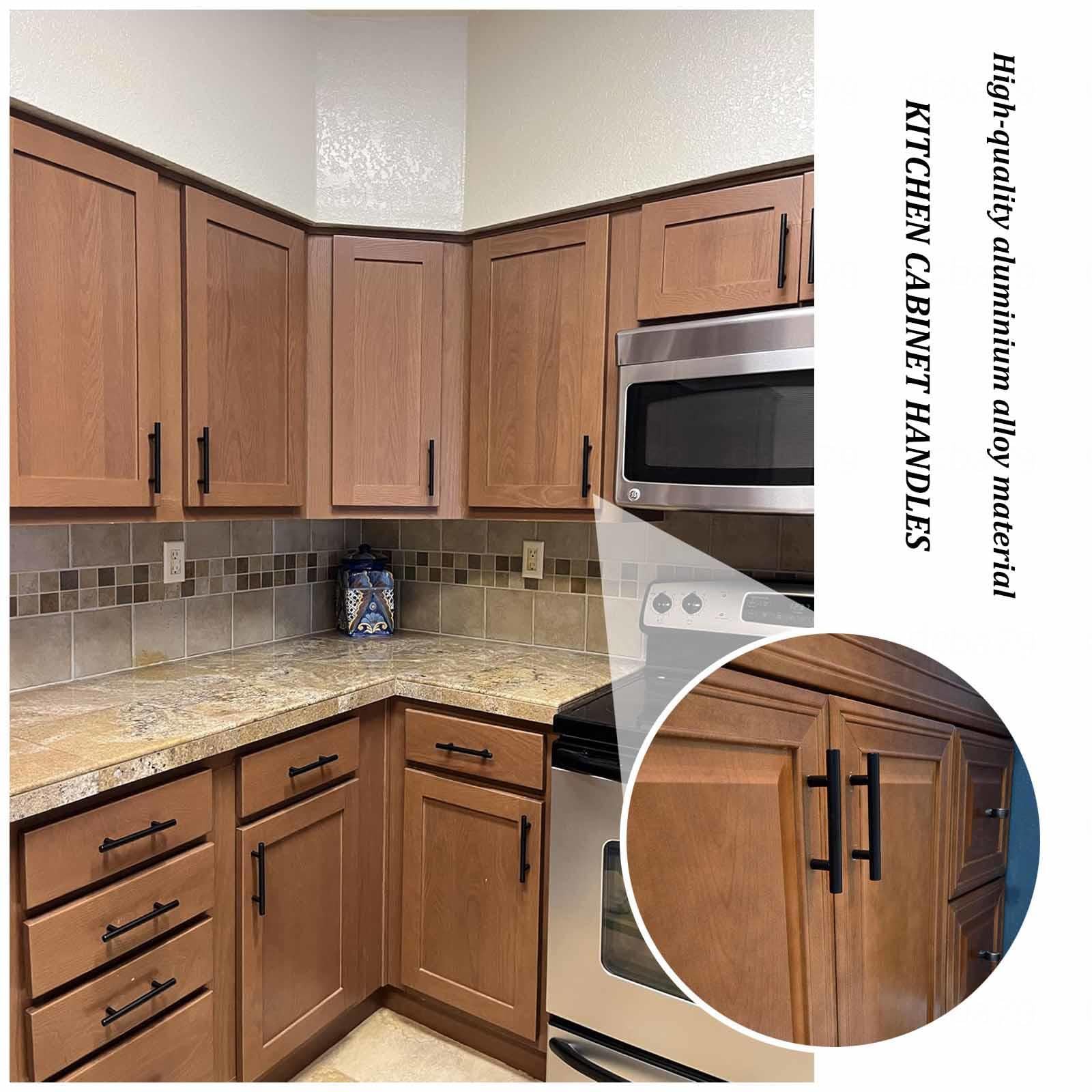 Tiradores Para Armarios De Cocina,Tiradores Para Puertas De Armario De Aleación De Aluminio,Manija Para Muebles En T,Manija Negros Para Puerta,Mango De Cajón,Para Baños,Quantities:20-holecenters:320mm