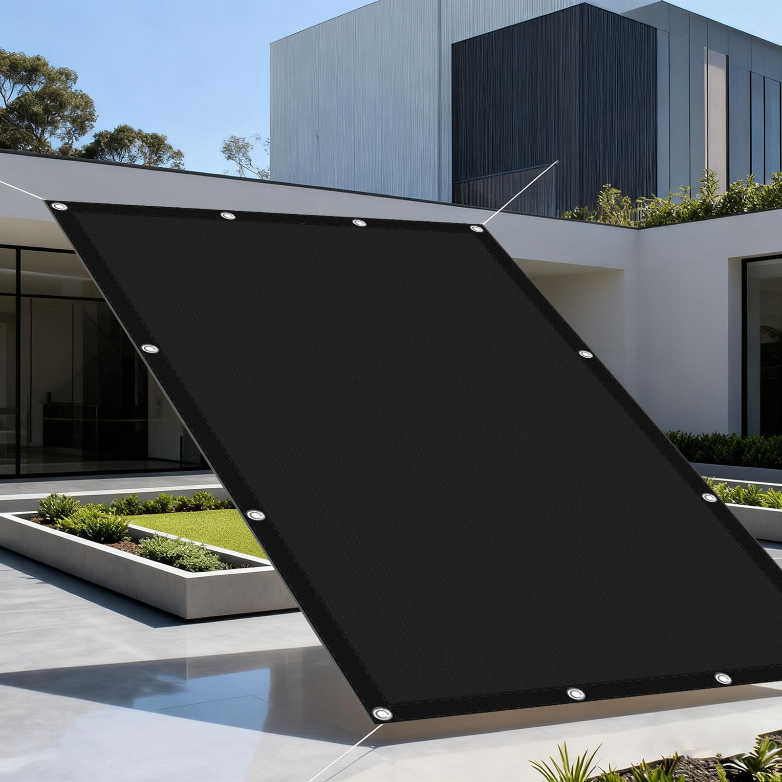 Voile d'ombrage imperméable et anti-UV pour protéger votre terrasse