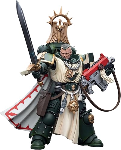 Miniatura 9 de JOYTOY Figura de acción 118 Warhammer 40,000 pre-orden Dark Angels Supreme Grand Master Azrael Anime Collection Modelo de regalo
