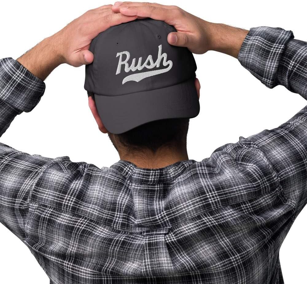 Rush Hat Rush Baseball Hat Personalized Custom Last Name Cap Family Name Headwear Surname Cap Gift Unisex Adjustable