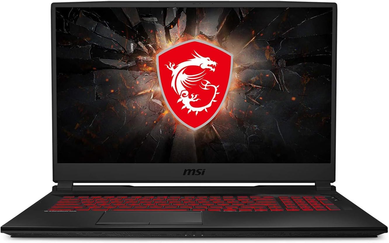 MSI GL75 9SE-245UK 17.3 Inch 120 Hz Thin Bezel slim and light gaming laptop i7-9750 RTX 2060 16 GB (8 GB x 2) RAM 256 GB SSD + 1 TB HDD
