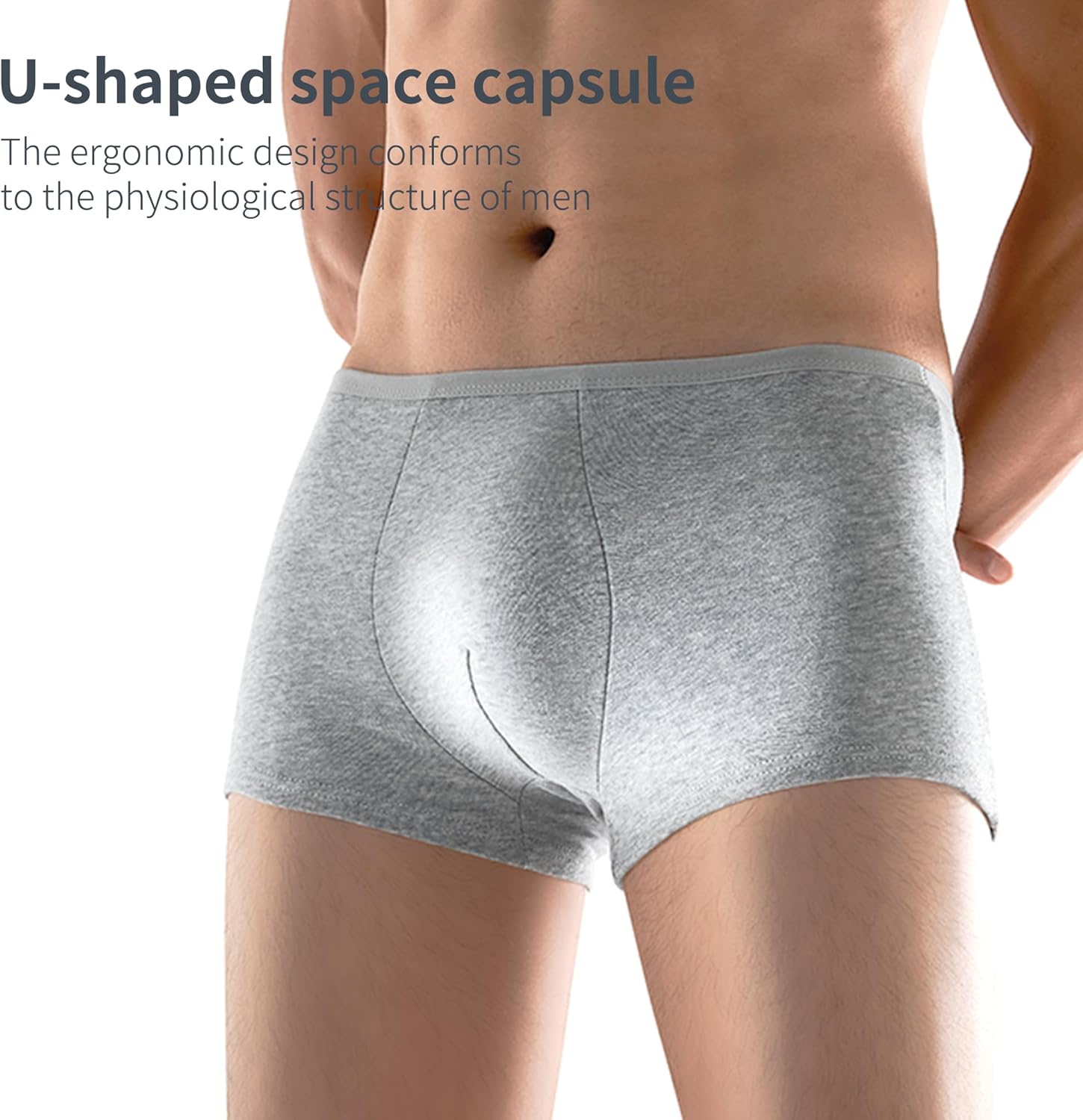 YOUNGTIME 6 Packs Mens Disposable Underwear,100% Cotton Portable Boxers Briefs for Travel/Hospital Stays - Image 2