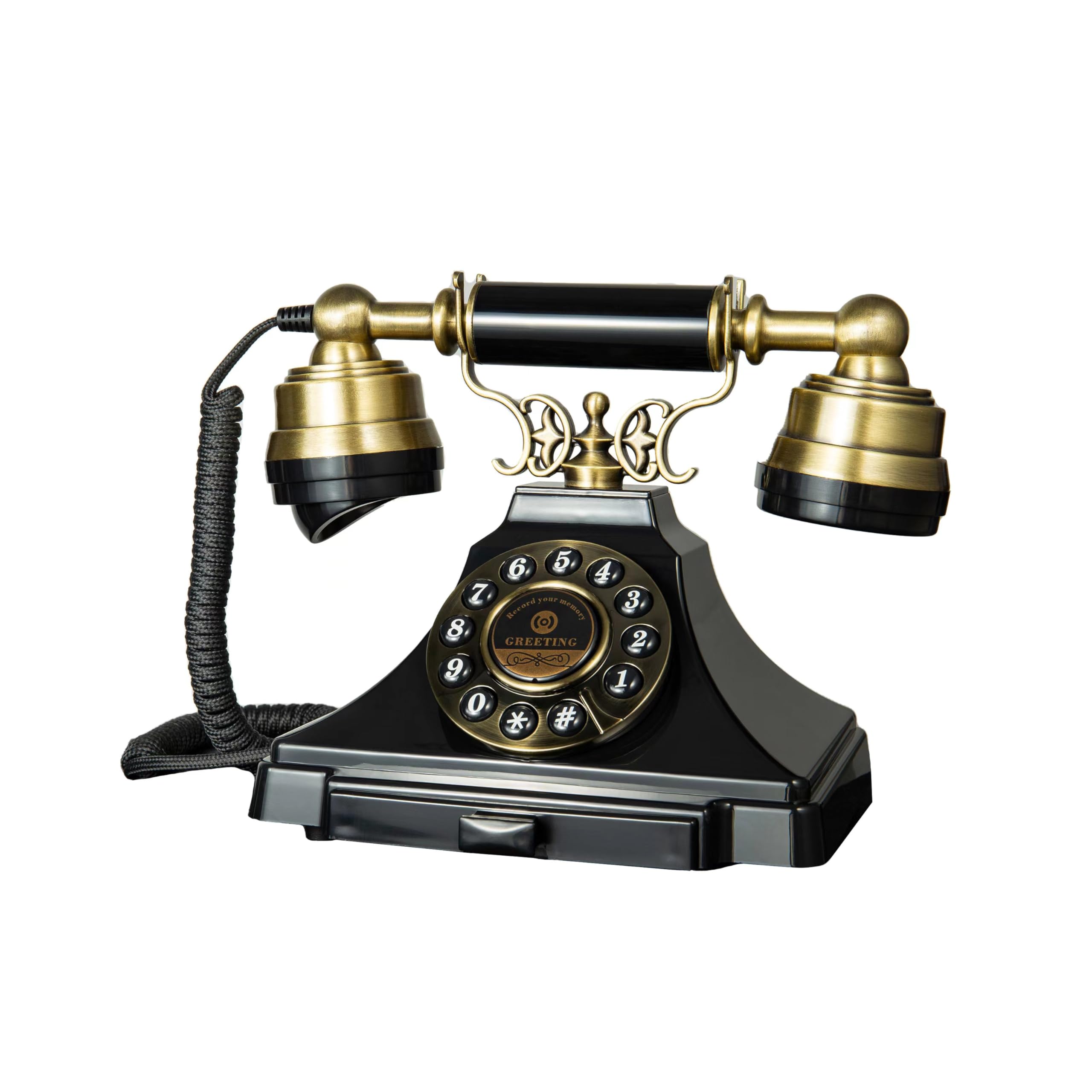 ZelluXll Audio Guest Book Phone (Classic Keys)