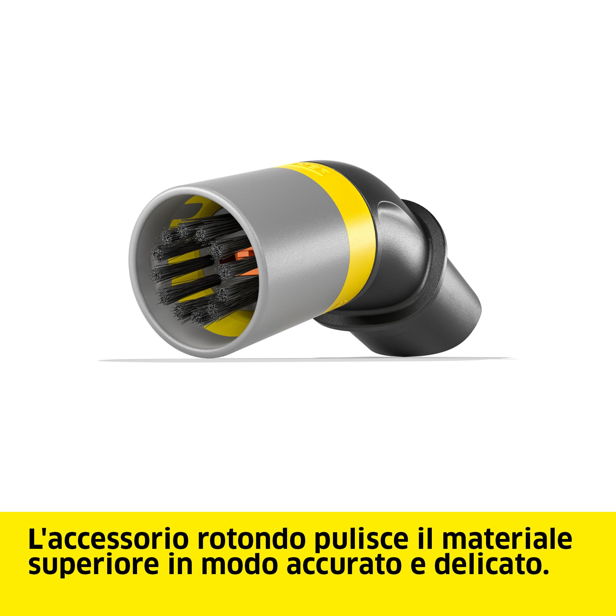 KÄRCHER Shoe!Cleaner SE 3-18 Compact, accessorio originale per aspirapolvere Kärcher, pulizia di scarpe sportive e per il tempo libero, senza gocciolamento, setole morbide, funzione di risciacquo