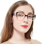 OCCI CHIARI Lunettes de lecture pour les femmes Les grands lecteurs avec des charnières robustes 1.0 1.25 1.5 1.75 2.0 Aux 6.0