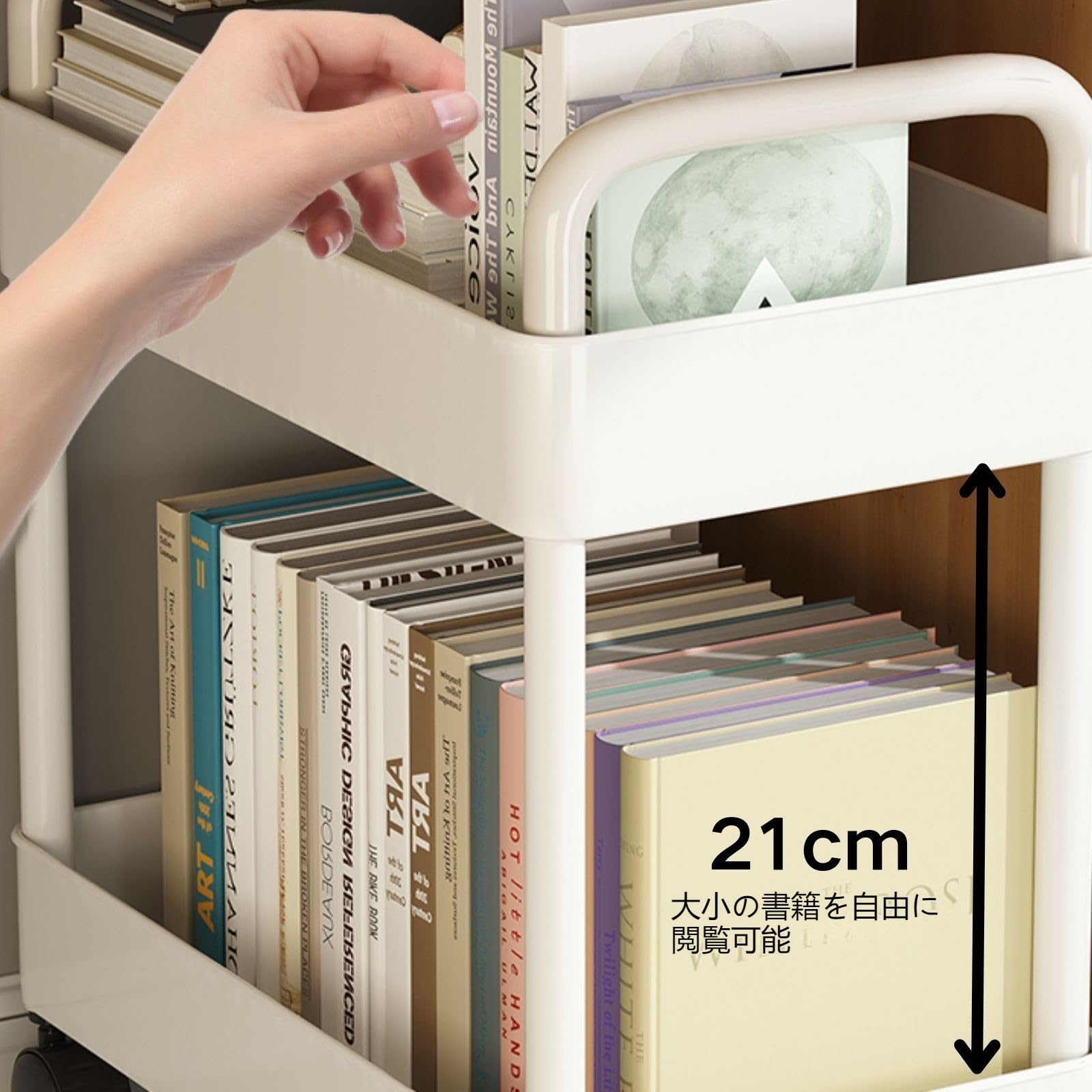 Amazon｜YKleague,ラック 2段キャスター,キャスター 付,にキッチン