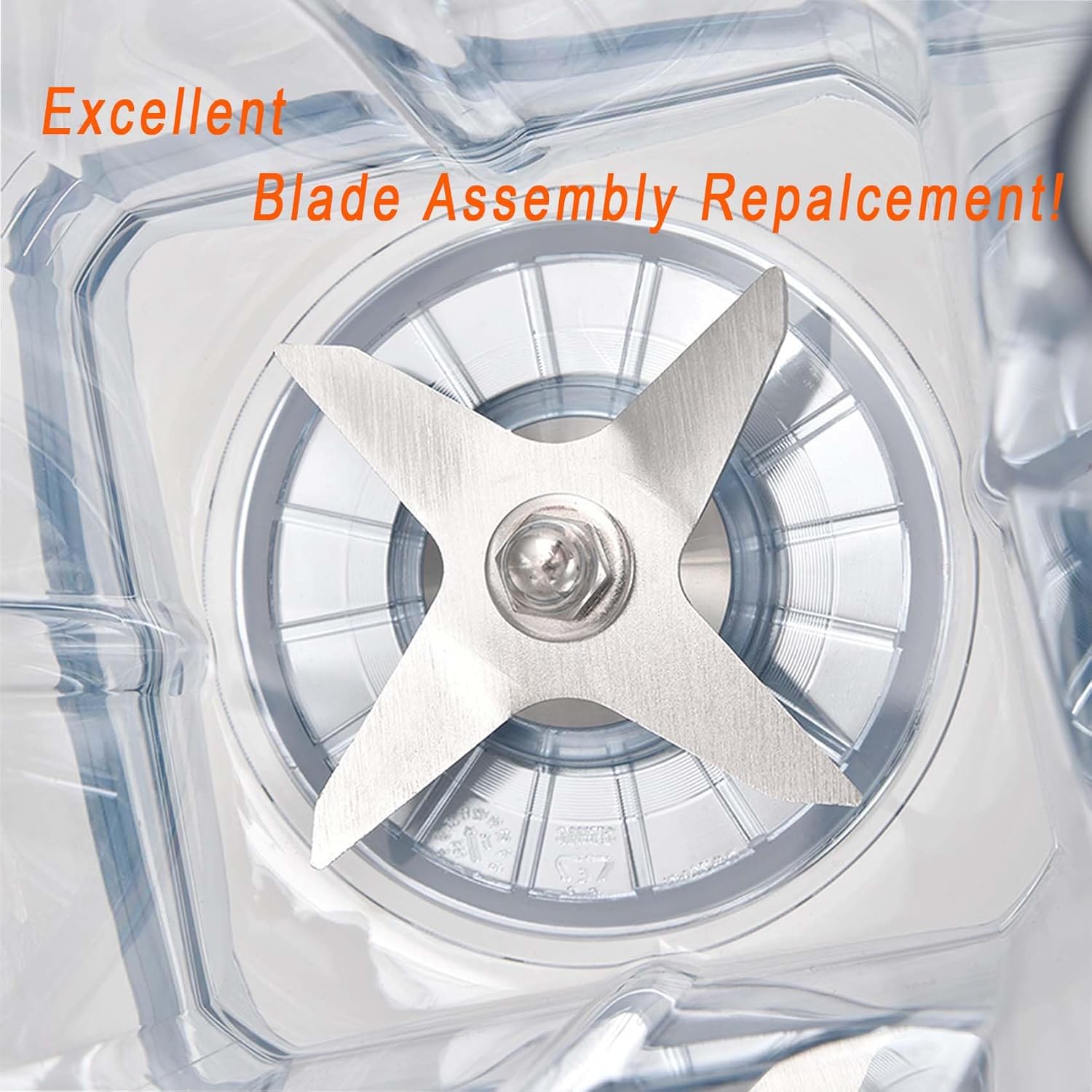 Blade Assembly Replacement for Blenders 64oz Container, replace Classic 4500 5000 5200 6000 6300, Professional 200 500 and Vita-Prep/Vita-Prep 3 etc