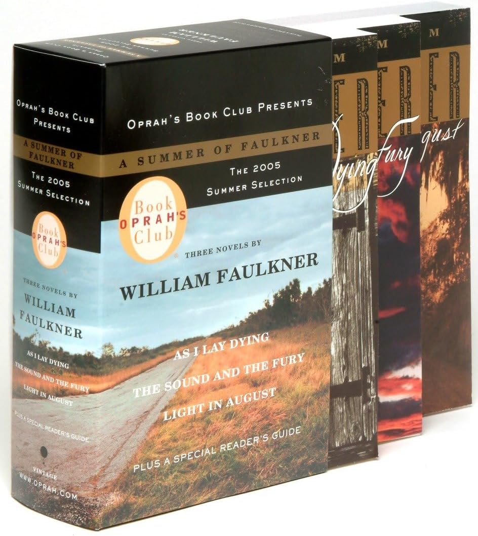 A Summer of Faulkner: As I Lay Dying/ The Sound and the Fury/ Light in August Paperback – 30 Jun. 2005
