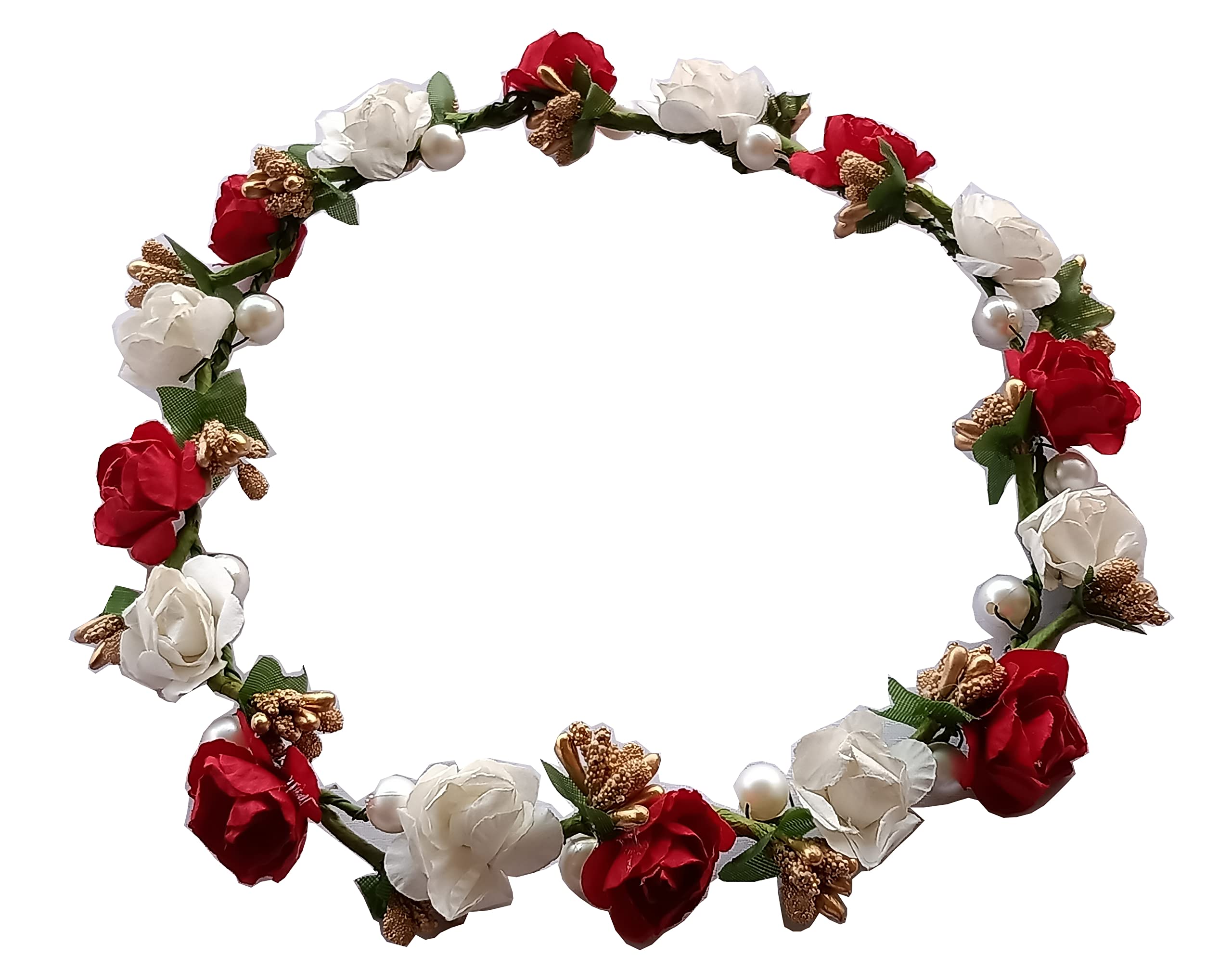 Zig Zag Floral Tiara Crown for Girls/Women-image-17