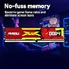 Kit de memoria RAM PUSKILL DDR4 3200MHz CL16 para escritorio, 16GB (2x8GB) | PC4-25600, 1.35V, UDIMM, CL16-18-18-42, Intel XMP 2.0, actualización para PC gamer, compatible con Intel y AMD, kit de doble canal 5