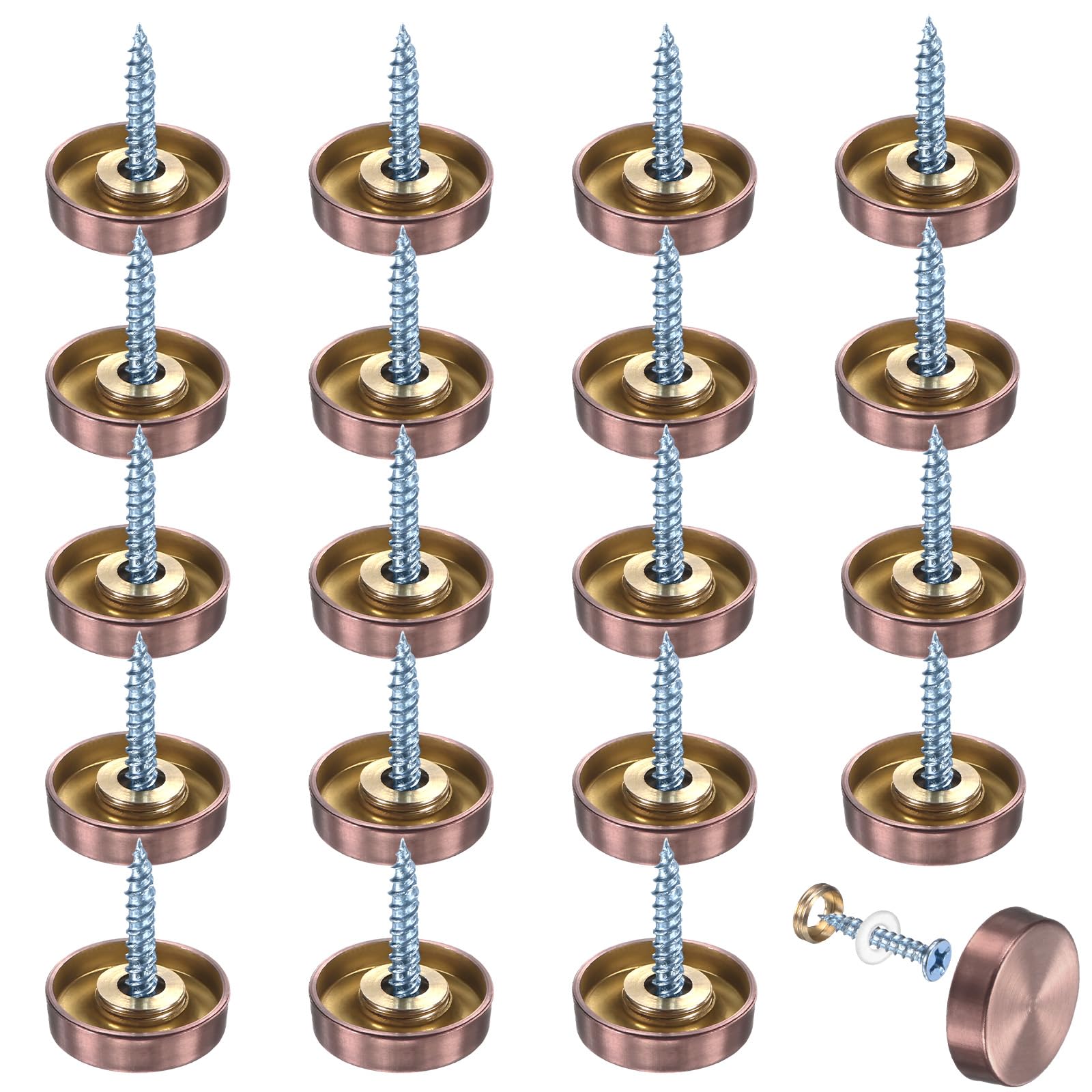 M METERXITY 20-Pack Screw Covers Caps