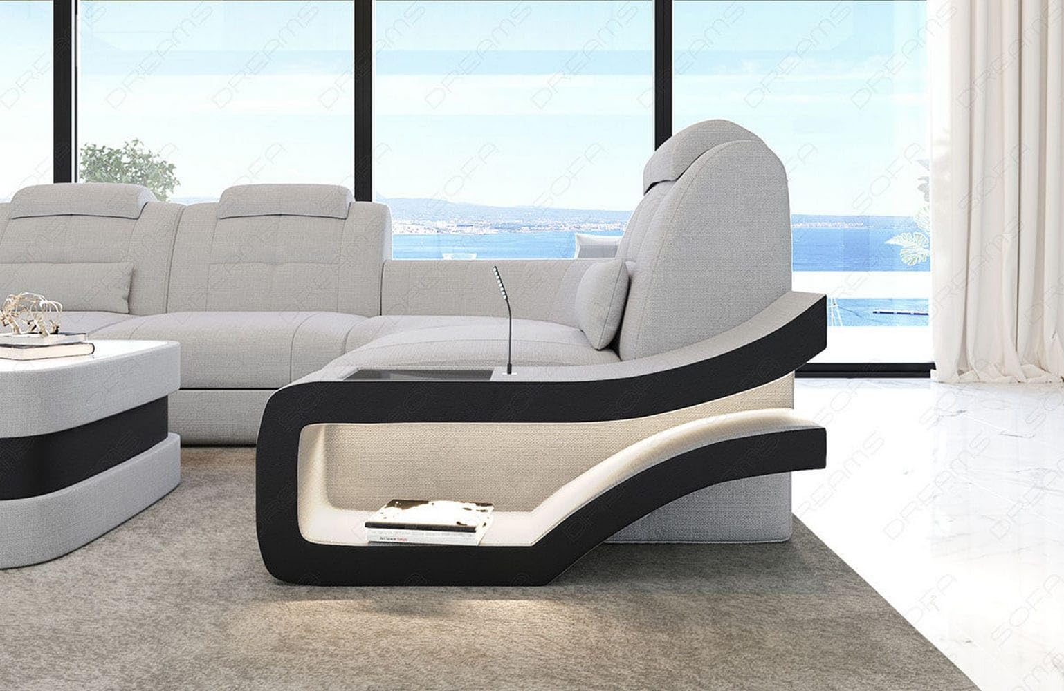 Sofa Dreams Stoff Ecksofa Elena L-Form