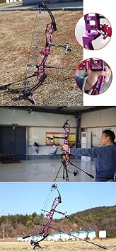 36” Competition compoundbow set 30-40lbs & 40-50lbs & 50-60lbs Shootingbow Aluminum Huntingbow IBO speed 330fps Archery practicebow RH&LH
