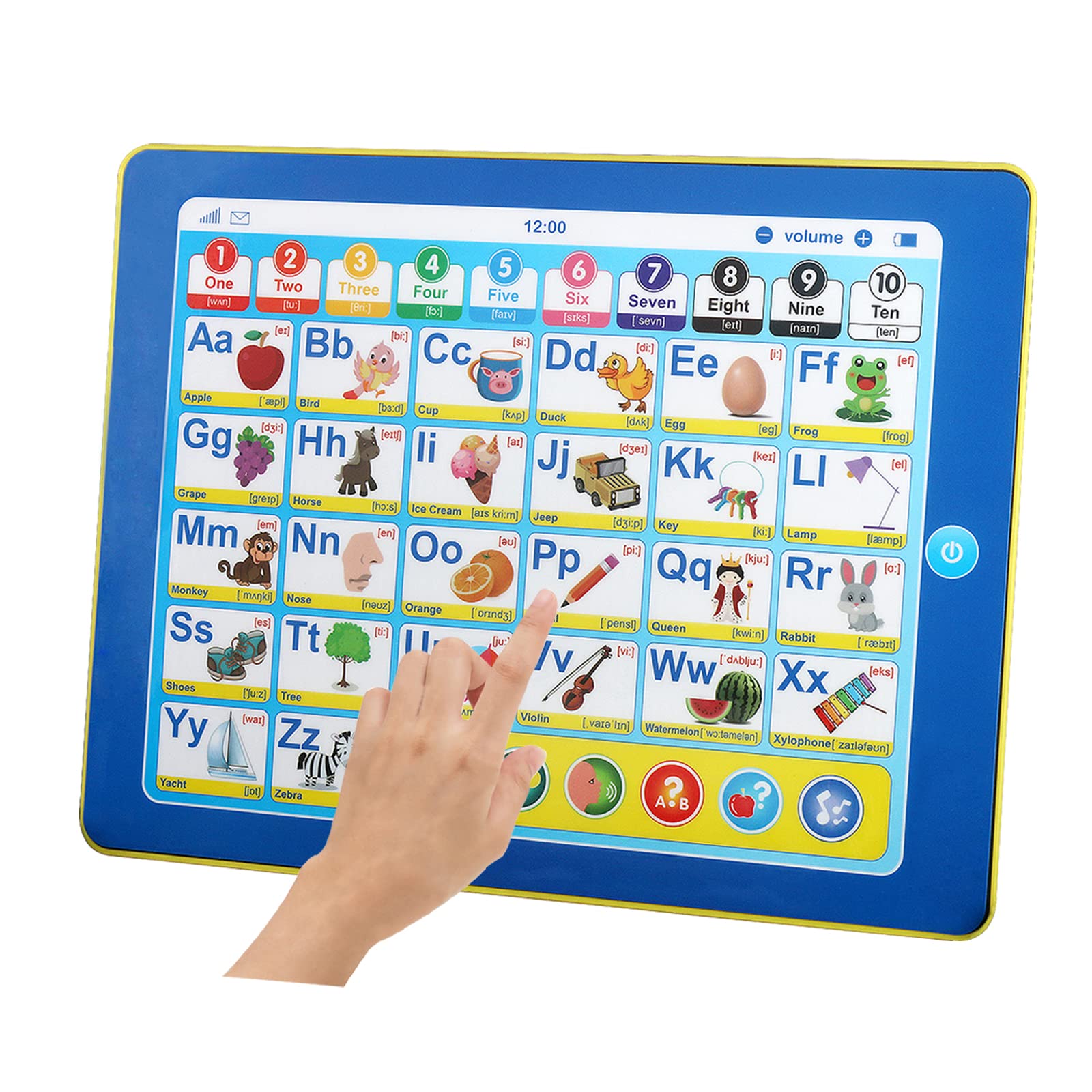 Young Buds Learning Tablet Learning Pad Educational Children Electronic Preschool Children Toys Gift for Toddler Kids Boys and Girls