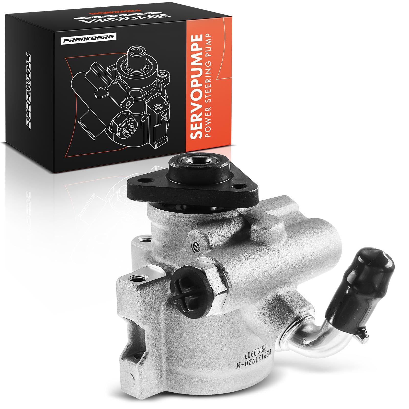Frankberg Servo Bomba hidráulica Dirección sin poleas Compatible con Grand Cherokee II WJ WG 3.1L 1999-2001 Diesel Replace# 52088582AB