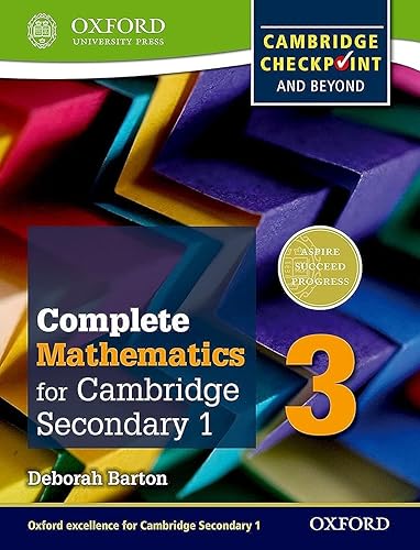 Complete Maths Cam Sec 1/Check Sb 3: Comprehensive Preparation for the Cambridge Checkpoint and Beyond
