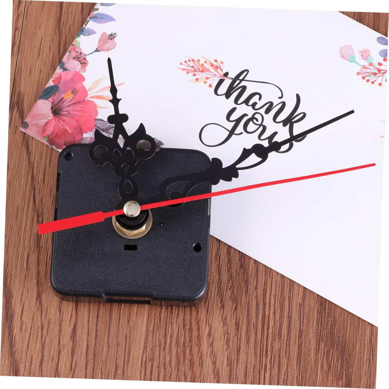 Quartz Clock Movement with Silent Sweep Second Mechanism Includes Clock Hands for Easy Repair No Required for Wall Clocks and DIY Projects