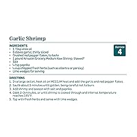 Vista 4 de Fresh Brand - Camarón natural mediano pelado y desvenado sin cola (41-50 unidades / libra), 1 libra (congelado), origen responsable, libre