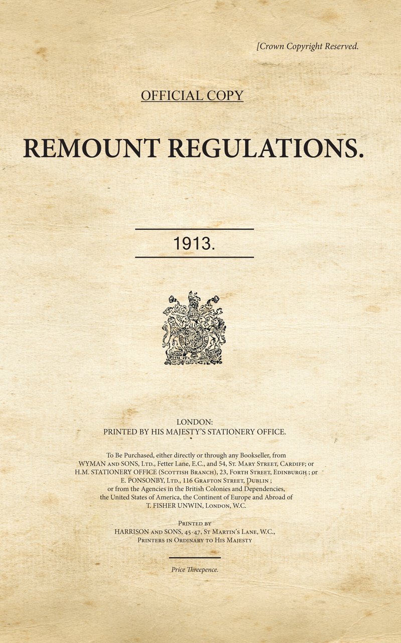 Remount Regulations (War Office Publications)