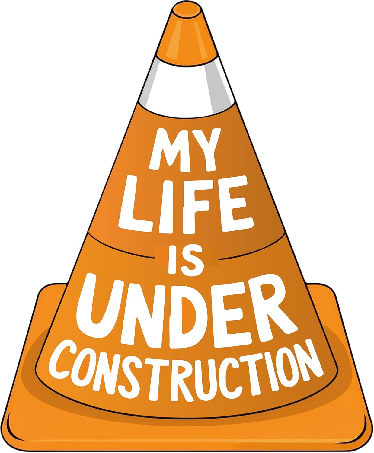 Construction Worker Funny Stickers, Hard Hat Helmet Decals - Weatherproof Stickers and Decal, for Helmet Label Funny (Safety)