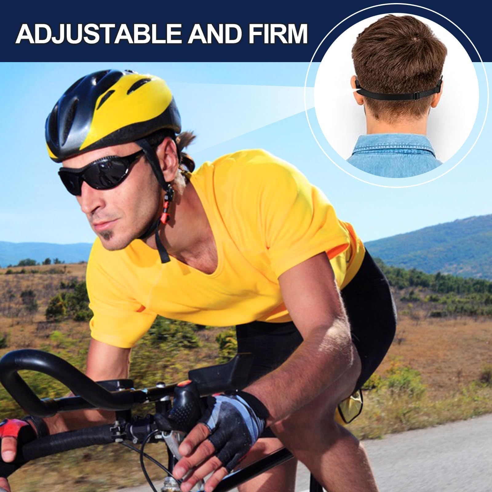 Qufiiry Cordón para Gafas Ajustable, Correa Elástica de Retención de Gafas, Correa Universal para Gafas Deportivas y Gafas de Sol, Para Mujer Hombre Niños