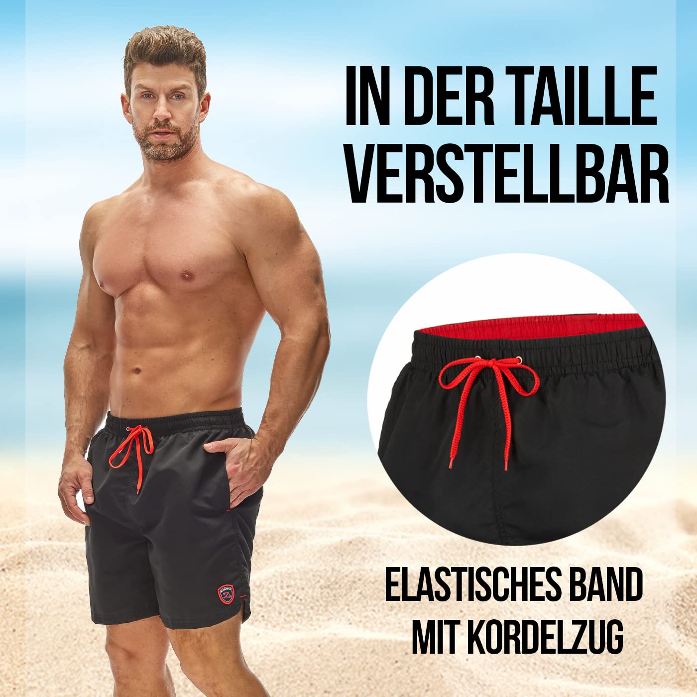 Zagano Adam Lipski Pantaloncini da bagno per uomo