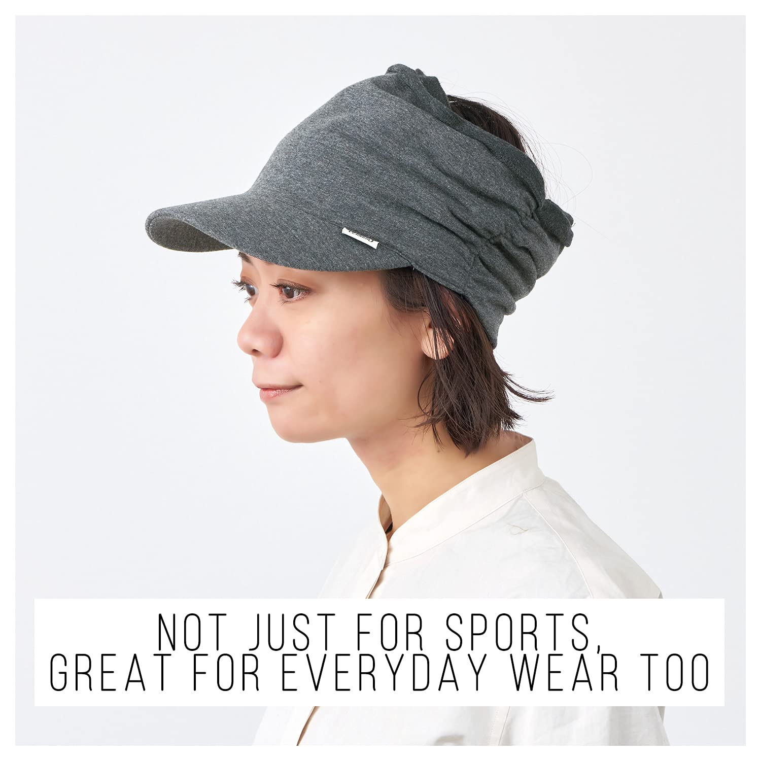 Casquette Visière Femme Homme Anti-UV, Chapeau De Sport pour Golf Et Tennis Protection Solaire, Casquette Queue De Cheval Haute Pare-Soleil Unisexe