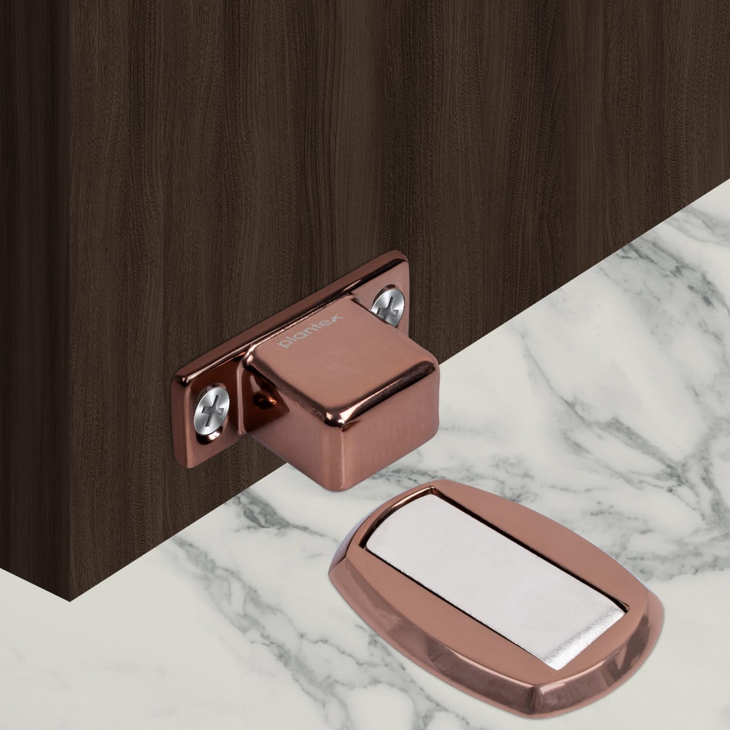 Plantex Door Stopper Magnetic/Door Holder Stopper/Floor Door Stoppers/Stops for Home/Hotel/Office (184 – Rose Gold) — Amazon image 5