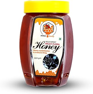 100% Pure | Honey with No Sugar Adulteration | For Fitness & Health | Natural Immunity Booster | 100% Indigenous | Rich in Antioxidants & Minerals (Multi Flora, 500gm, Pack of 1)