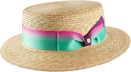 B Couture Alix Boater Hat at Amazon 