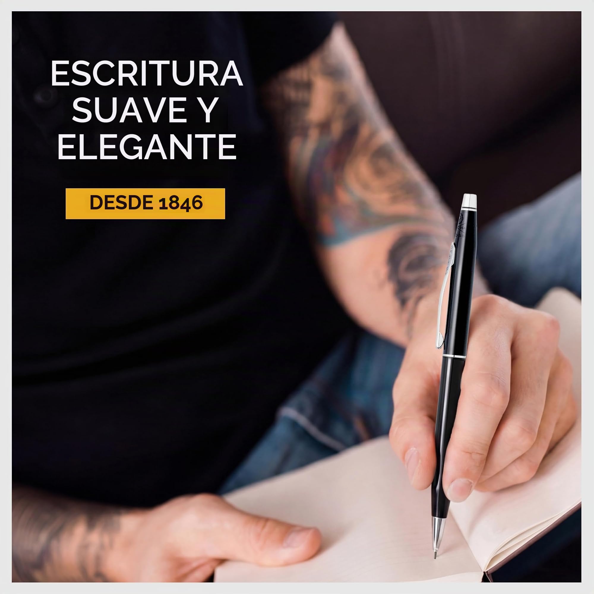 Cross Classic Century - Portaminas, 0.7 mm, color laca negra