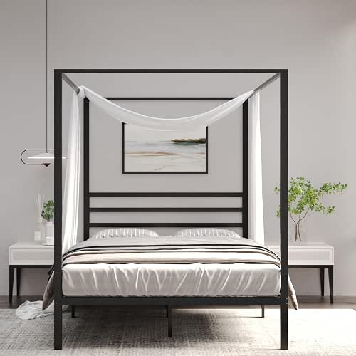 Golden Gate Beds Canopy Bed Frame with Four Poster Design,