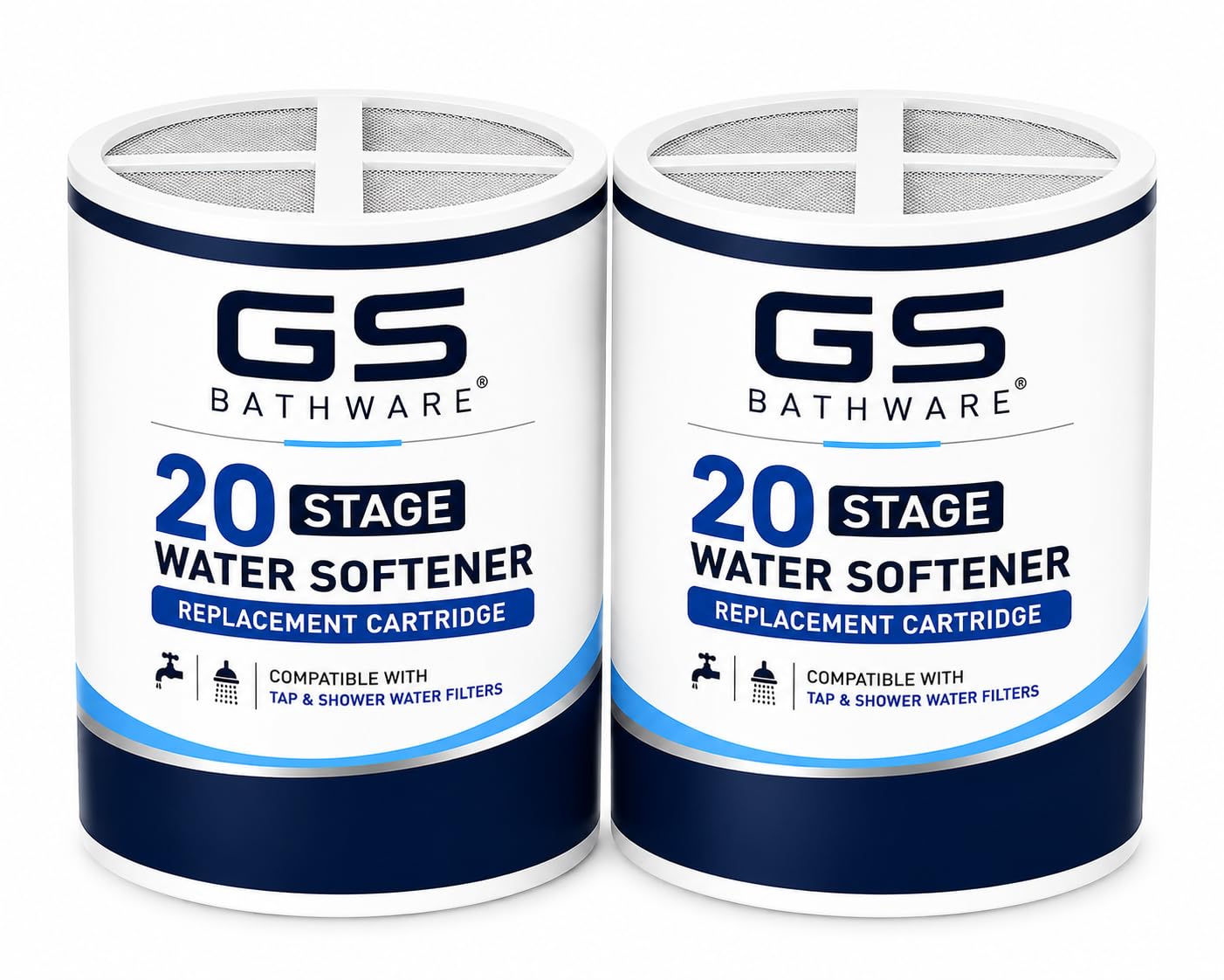 Premium 20 Stage Water Softener Replacement Cartridge Pack of 2 | Compatible with Tap & Shower Water Filters | Hard Water Filter Cartridge | Easy Installation | Long Lasting Performance-image-45