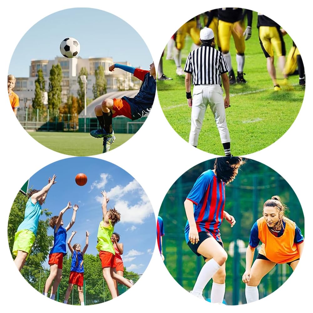 Juego de Tarjetas de Árbitro Fútbol con Cordón de Silbato y Lápices Kit Deportivo Escolar