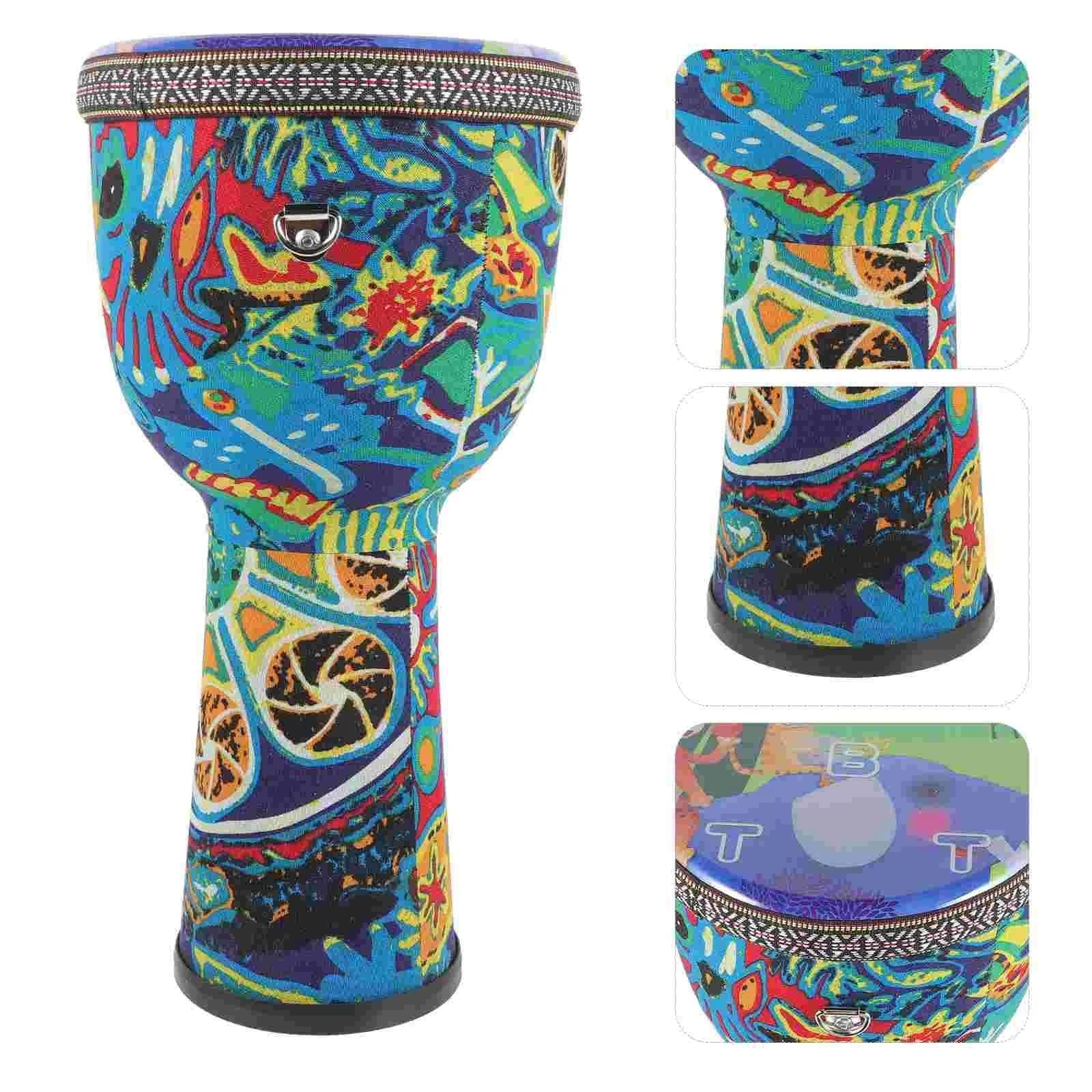 Tambor De Mano De Percusión Para Principiantes, Djembe Africano De 8 Pulgadas Para Rendimiento Instrumento Tambor Africano