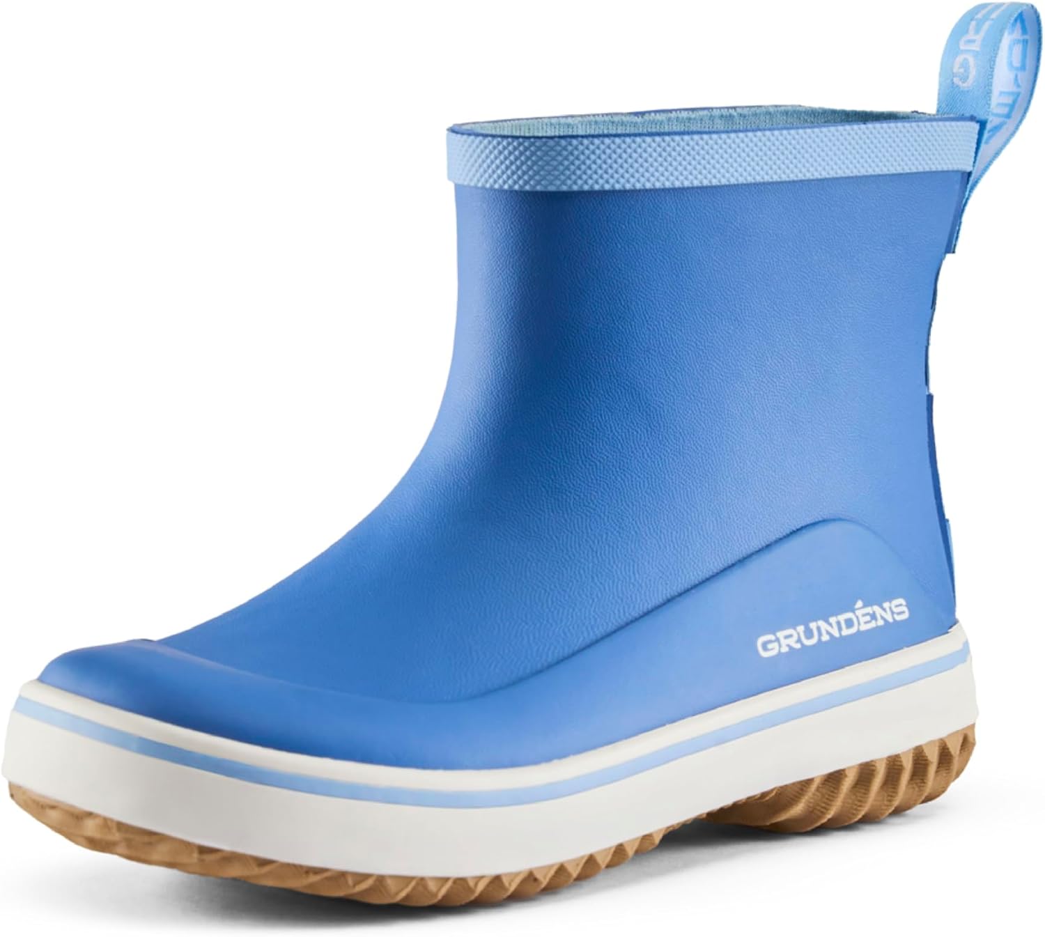 Grundens Kid's Guppy Rain Boots - Lightweight Rubber Waterproof Kids and Toddlers Shoes, Easy-On Loop, Girls Rain Boots and Boys Rain Boots