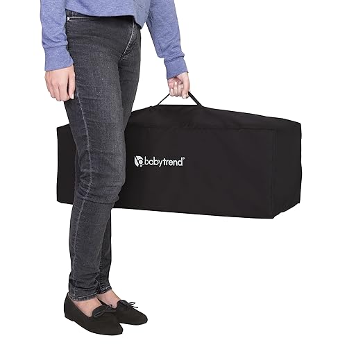 Miniatura 11 de Baby Trend Nursery Den Playard con Snooze Pod y cambiador abatible, trío oculto de la selva