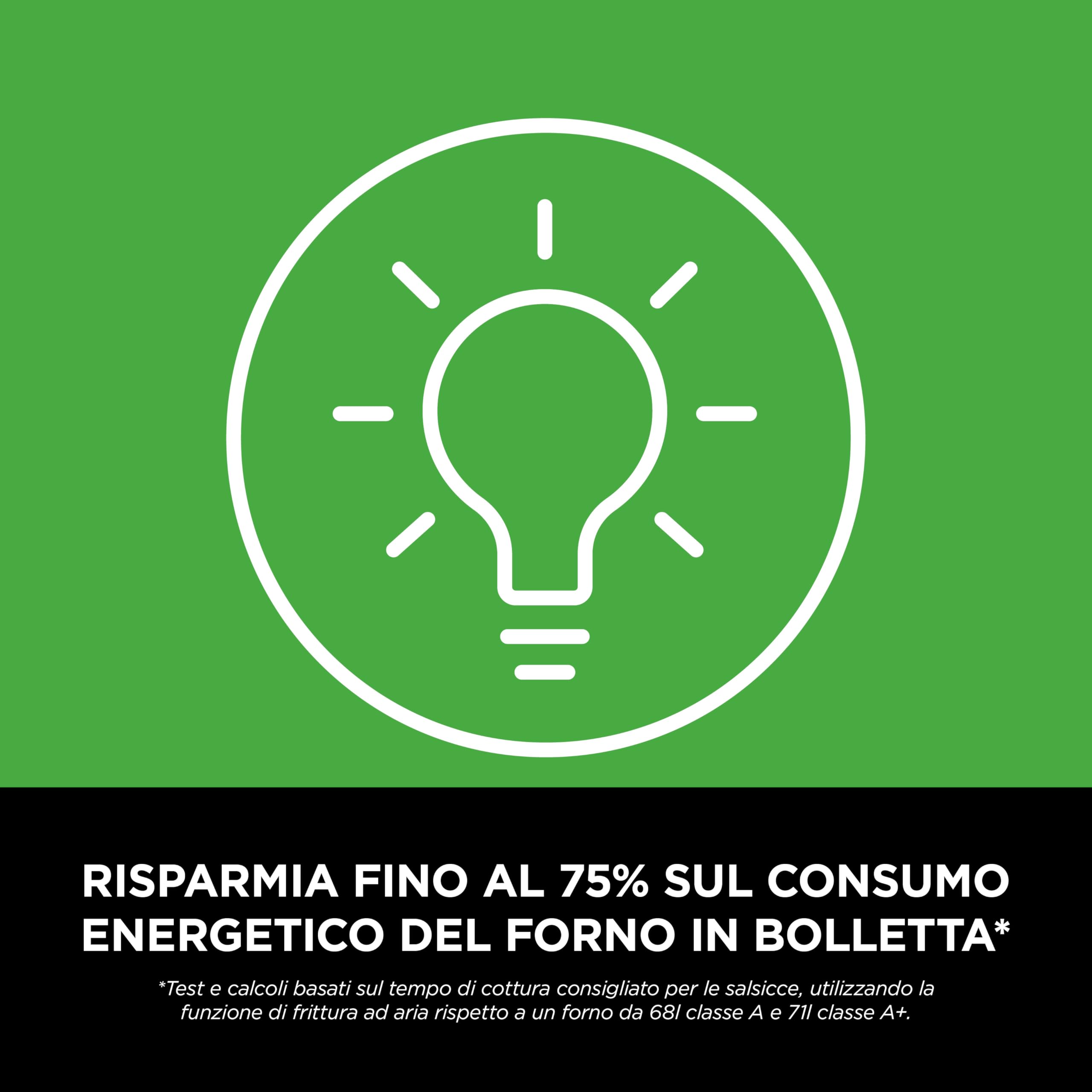 Ninja Foodi Dual Zone, Friggitrice ad Aria, 7,6L, 2 Cassetti, Nero, AF200EU | 4 in 1, 2 Cestelli Antiaderenti, Massima Croccantezza, Cottura Arrosto e Riscaldamento, Lavabile in Lavastoviglie